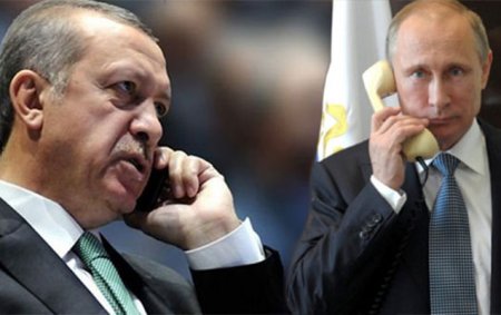 Putin və Ərdoğan telefonla danışdı