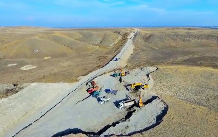 Suqovuşan və Talışa çəkilən yollardan yeni - FOTOLAR