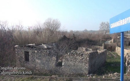 Zəngilan rayonunun Cahangirbəyli kəndi - VIDEO