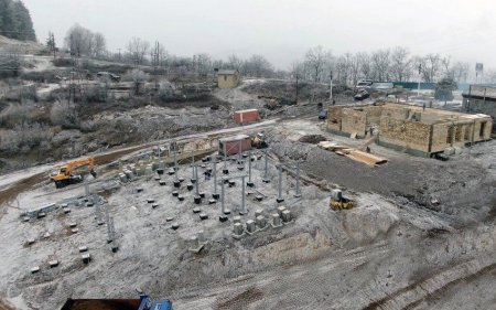 Şuşada yeni yarımstansiya tikilir - FOTO VİDEO