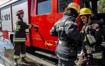 Bakıda yaşayış binasında yanğın olub