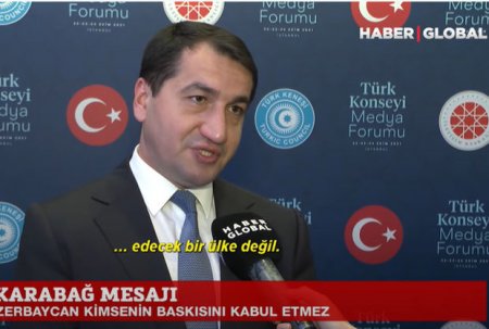 Hikmət Hacıyev “Haber Global”ın efirindən İrana mesaj verdi