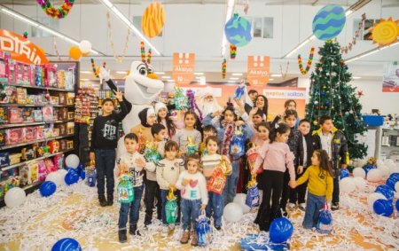 “Soliton Mağazalar” və “Neptun Supermarketlər” şəbəkəsindən şəhid övladları üçün tədbir - Video