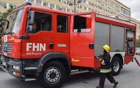 Bakıda yanğın zamanı 1 nəfər zəhərlənib