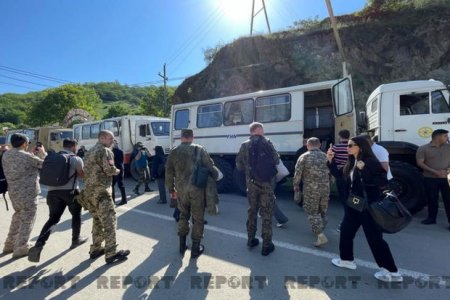 Xarici diplomatların Kəlbəcərə səfəri başlayıb - FOTO