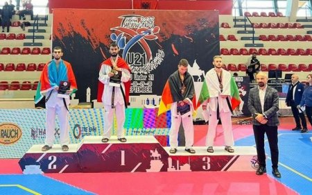 Azərbaycan taekvondoçusu Avropa ikincisi olub