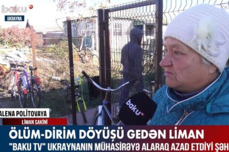 Ukraynanın mühasirəyə alaraq azad etdiyi şəhərdən REPORTAJ - VİDEO